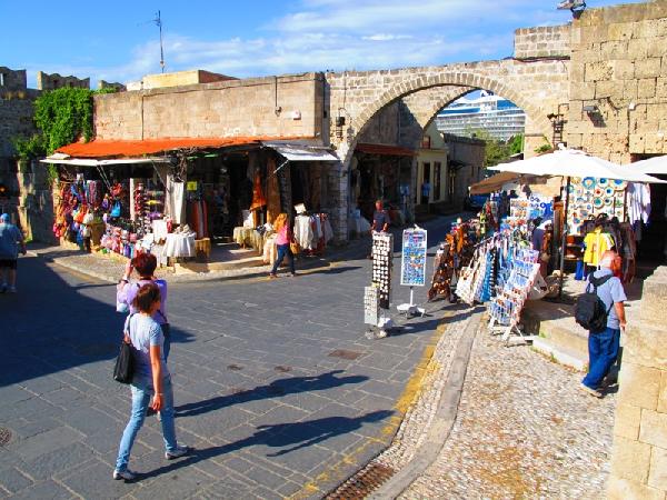Landmarks of Rhodes.  What to see Old Town