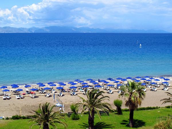 пляж Sun Beach Resort Родос Греция
