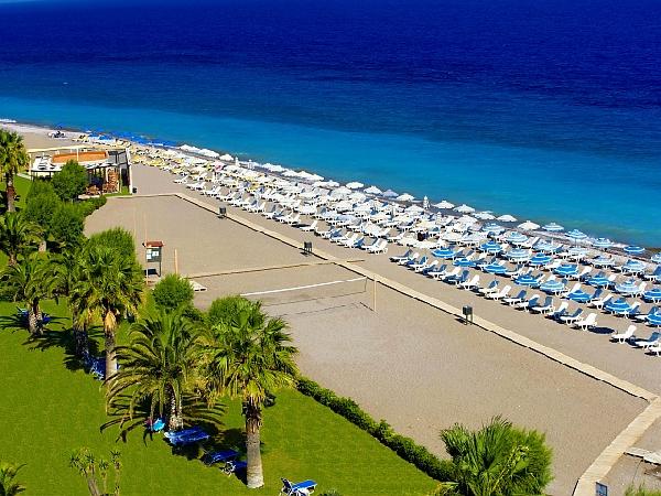 Ialyssos, the beach of Sun Beach Hotel